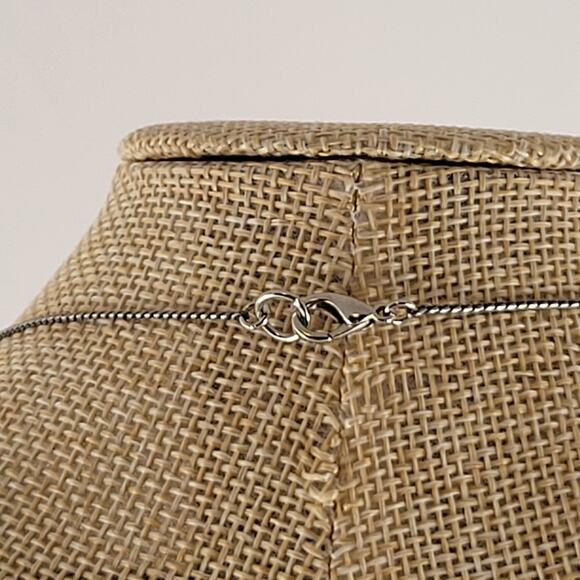 Beaded Hoop Earrings, Long 30" Bead Necklace Set Mixed Green Brown Silver Tone - Picture 14 of 14